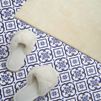 Vinyl wandbekleding Tegelpatroon met ornamenten