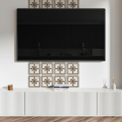 Vinyl wandpaneel Geometrisch tegelpatroon