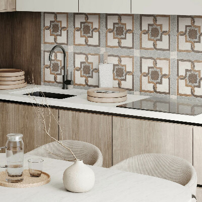 Vinyl wandpaneel Geometrisch tegelpatroon