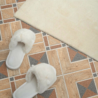 Pvc wandpaneel Geometrisch patroon met hout