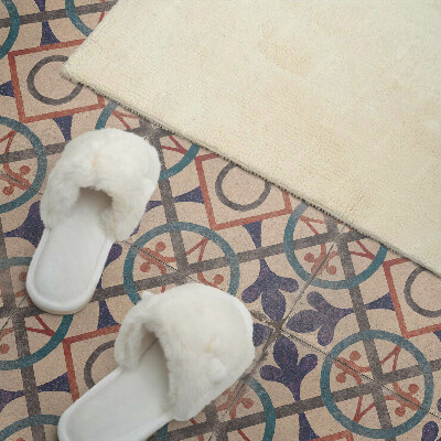 Vinyl wandbekleding Geometrisch patroon met cirkels