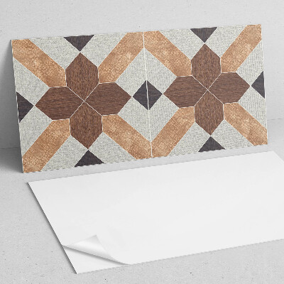 Vinyl wandpaneel Geometrisch patroon met motief