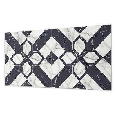 Vinyl wandbekleding Geometrisch marmerpatroon