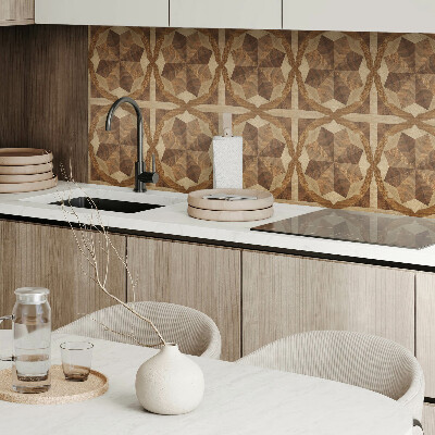 Vinyl wandpaneel Meerlagig geometrisch patroon