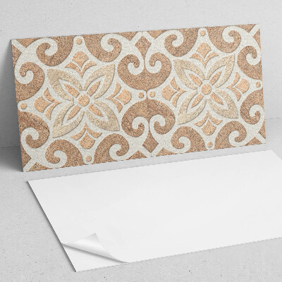 Pvc wandpaneel Bloemenpatroon met ornamenten