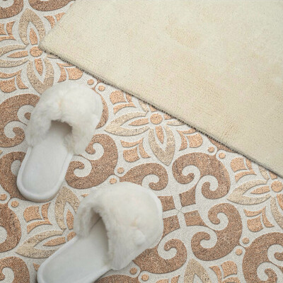 Pvc wandpaneel Bloemenpatroon met ornamenten