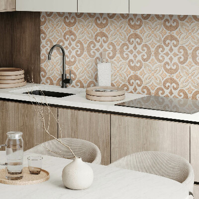 Pvc wandpaneel Bloemenpatroon met ornamenten