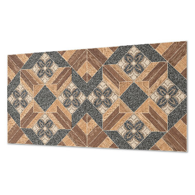 Vinyl wandbekleding Patroon met bloemmotieven