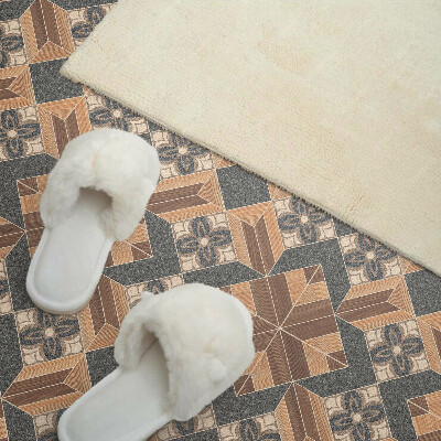 Vinyl wandbekleding Patroon met bloemmotieven