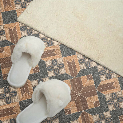 Vinyl wandbekleding Patroon met bloemmotieven