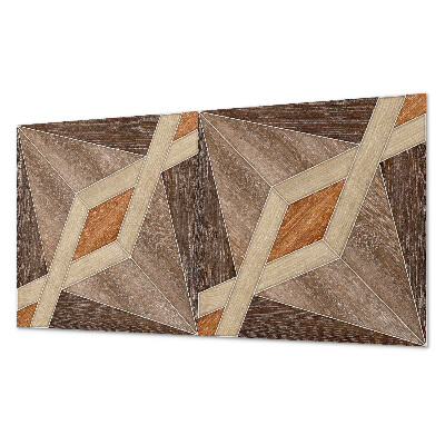 Vinyl wandbekleding Geometrisch houtpatroon