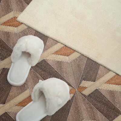 Vinyl wandbekleding Geometrisch houtpatroon