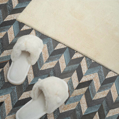 Pvc wandpaneel Zigzagpatroon met hout