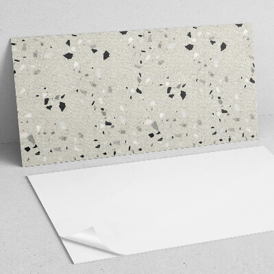 Vinyl wandbekleding Patroon met kleine fragmenten