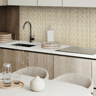 Vinyl wandbekleding Geometrisch patroon met sterren