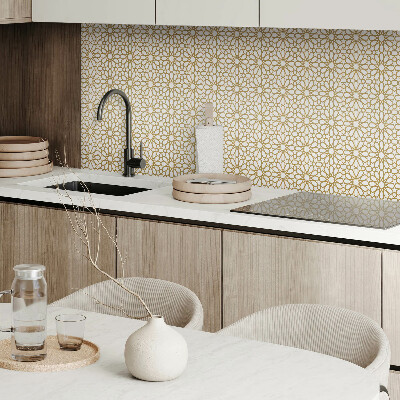 Vinyl wandbekleding Geometrisch patroon met sterren