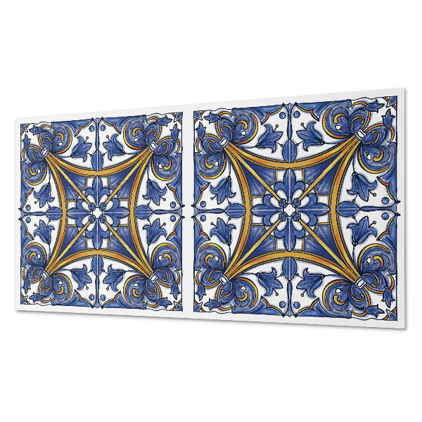 Vinyl wandpaneel Plantenpatroon met ornamenten