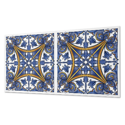 Vinyl wandpaneel Plantenpatroon met ornamenten