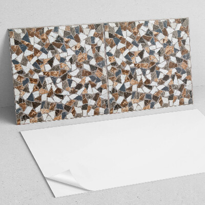 Pvc wandpaneel Mozaïek met verschillende vormen