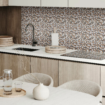 Pvc wandpaneel Mozaïek met verschillende vormen