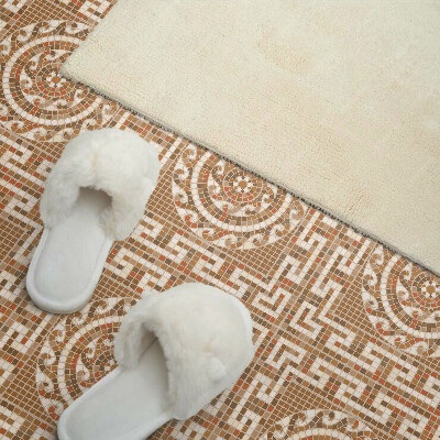 Vinyl wandbekleding Mozaïek met een cirkelvormig patroon