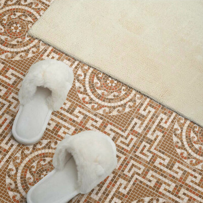 Vinyl wandbekleding Mozaïek met een cirkelvormig patroon