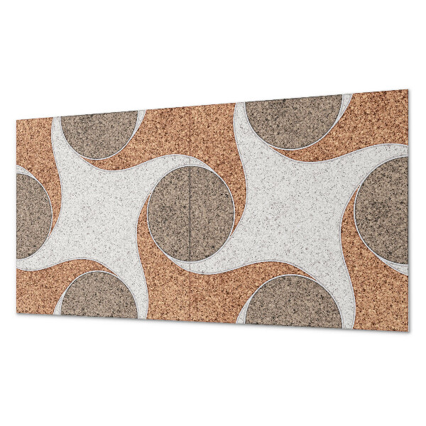 Pvc wandpaneel Patroon met cirkels en golven