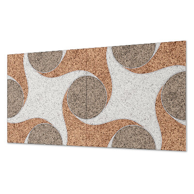 Pvc wandpaneel Patroon met cirkels en golven