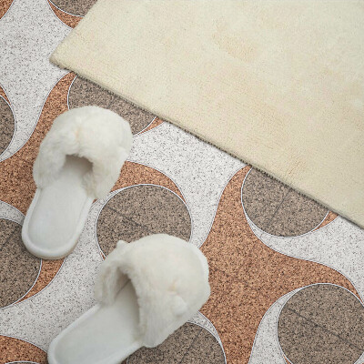 Pvc wandpaneel Patroon met cirkels en golven