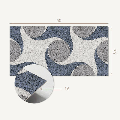 Vinyl wandbekleding Abstract mozaïekpatroon