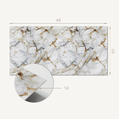 Pvc wandpaneel Elegant marmerpatroon