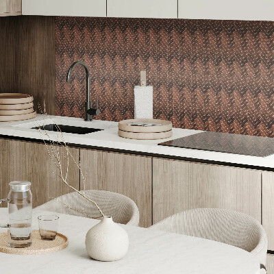 Pvc wandpaneel Visgraat houtpatroon