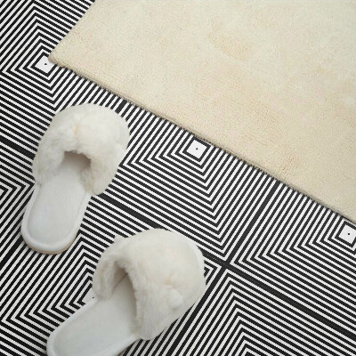 Vinyl wandbekleding Concentrische lijnen in vierkanten