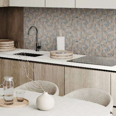 Vinyl wandpaneel Geometrisch driehoekspatroon