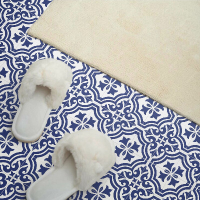 Vinyl wandpaneel Plantenpatroon in tegels