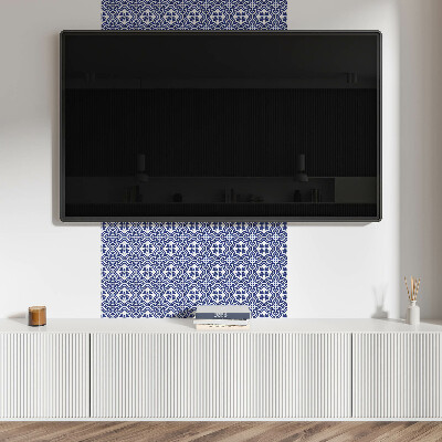 Vinyl wandpaneel Plantenpatroon in tegels