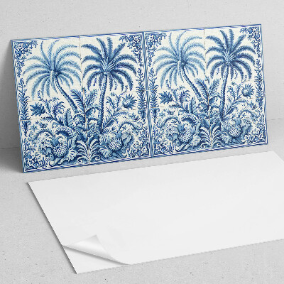 Vinyl wandpaneel Tropisch plantenpatroon