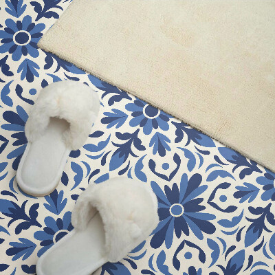 Vinyl wandpaneel Bloemenpatroon met bladeren