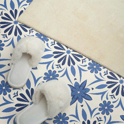 Vinyl wandbekleding Bloemenpatroon op de achtergrond