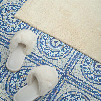 Vinyl wandbekleding Mozaïek in tinten van de lucht