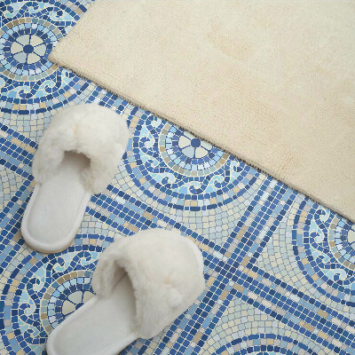 Vinyl wandbekleding Mozaïek in tinten van de lucht