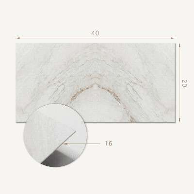 Vinyl wandpaneel Elegant marmerpatroon