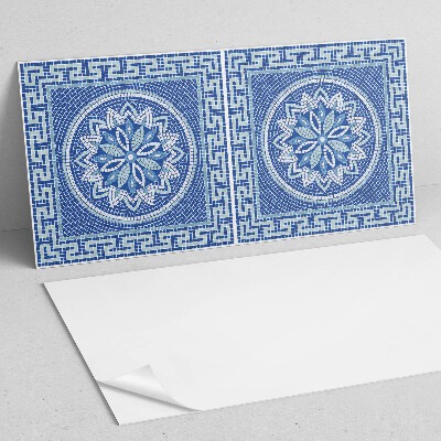 Pvc wandpaneel Mozaïek bloemenpatroonontwerp