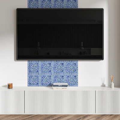 Pvc wandpaneel Mozaïek bloemenpatroonontwerp