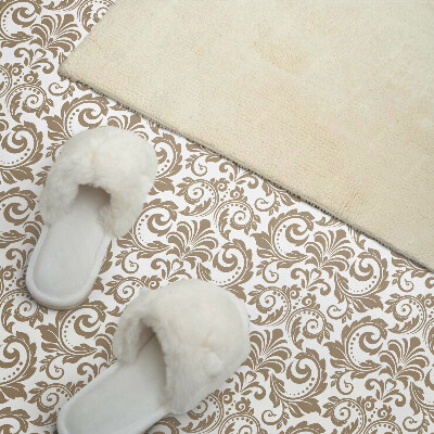 Vinyl wandbekleding Plantenpatroon met ornamenten