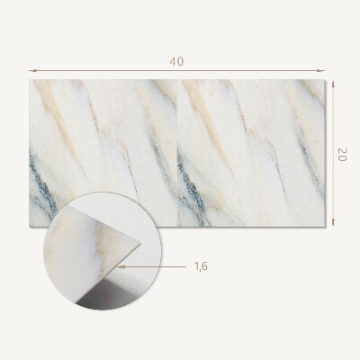 Vinyl wandpaneel Elegant marmerpatroon