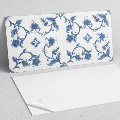 Pvc wandpaneel Bloemenpatroon op de achtergrond