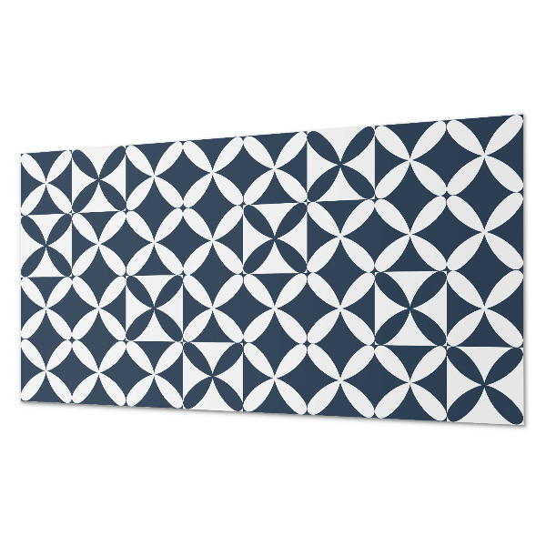 Vinyl wandpaneel Geometrisch bloemenpatroon