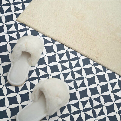 Vinyl wandpaneel Geometrisch bloemenpatroon