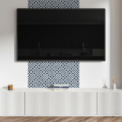 Vinyl wandpaneel Geometrisch bloemenpatroon